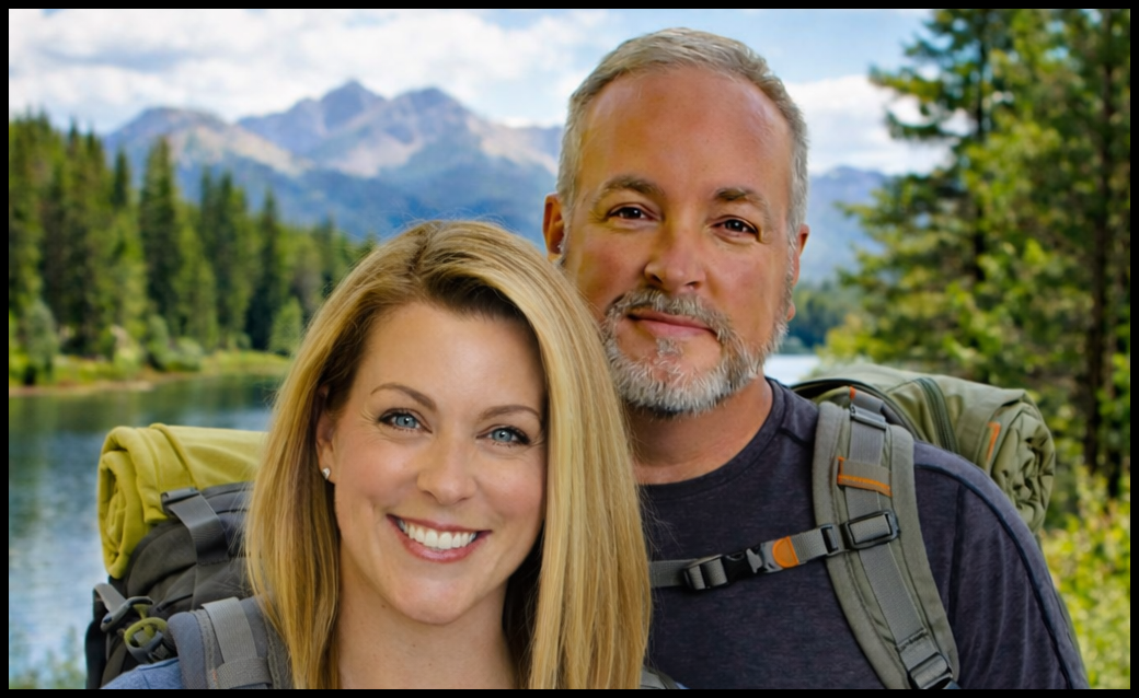 Tony and Tara Key, founders of Ridge Runner Gear, enjoying the outdoors